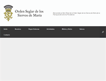 Tablet Screenshot of ossmdivinaprovidencia.com